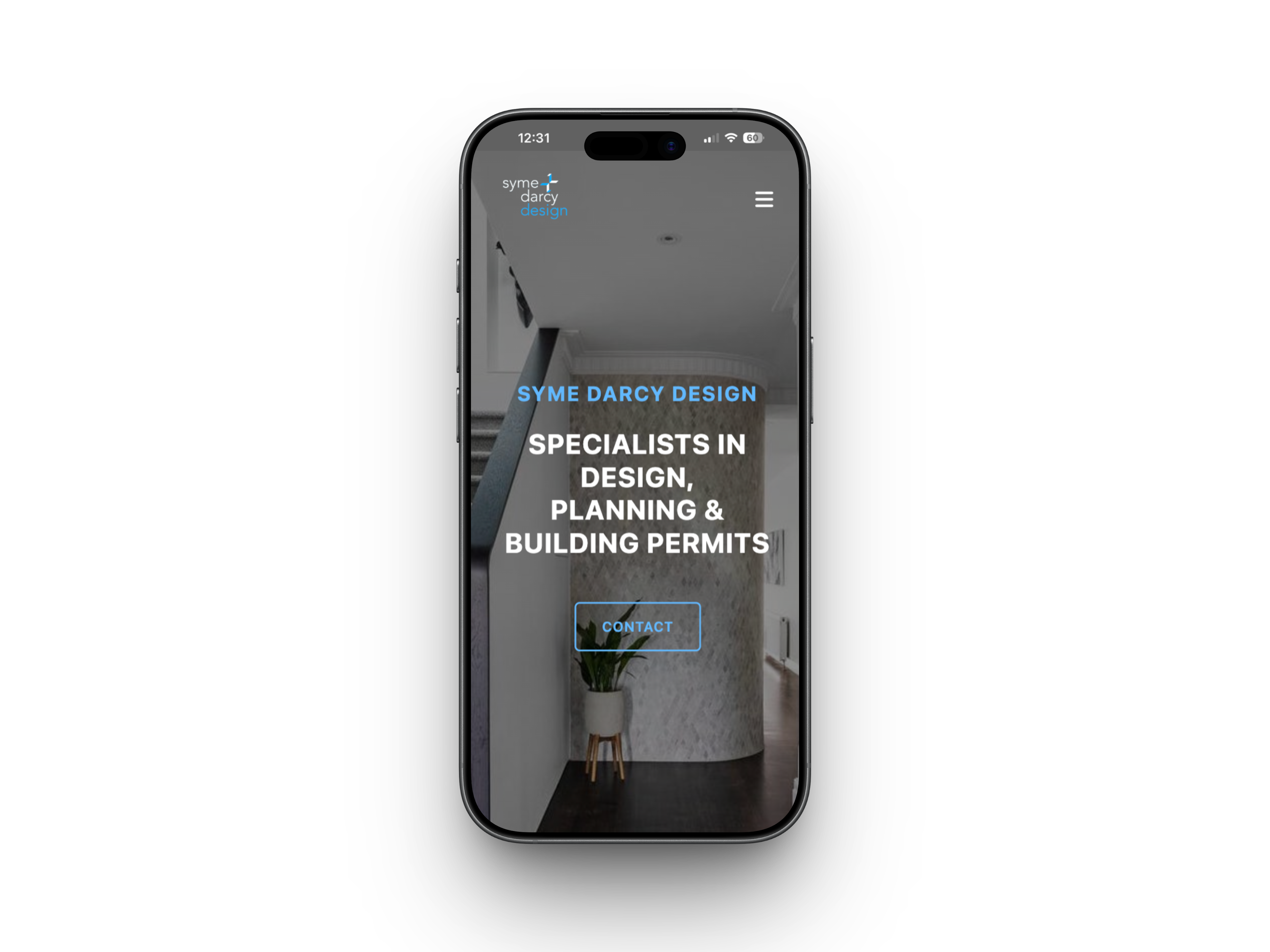 Syme Darcy Designs phone mockup